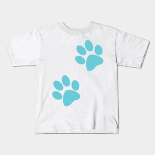 Blue Paws Kids T-Shirt